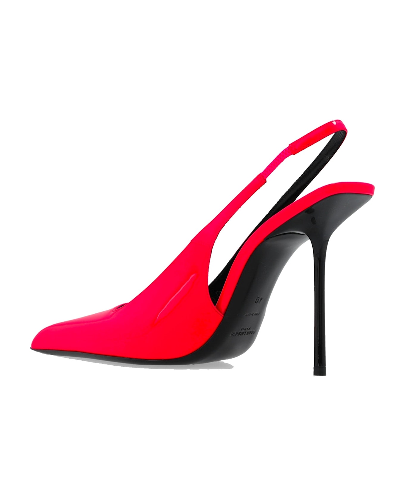 Saint Laurent Kiss 105 Slingback Pumps - Pink