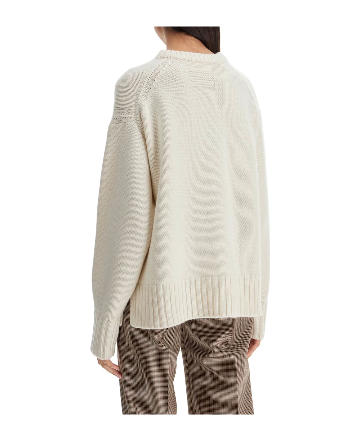 Guest in Residence Crew-neck Sweater In Cashmere - CREAM (White)