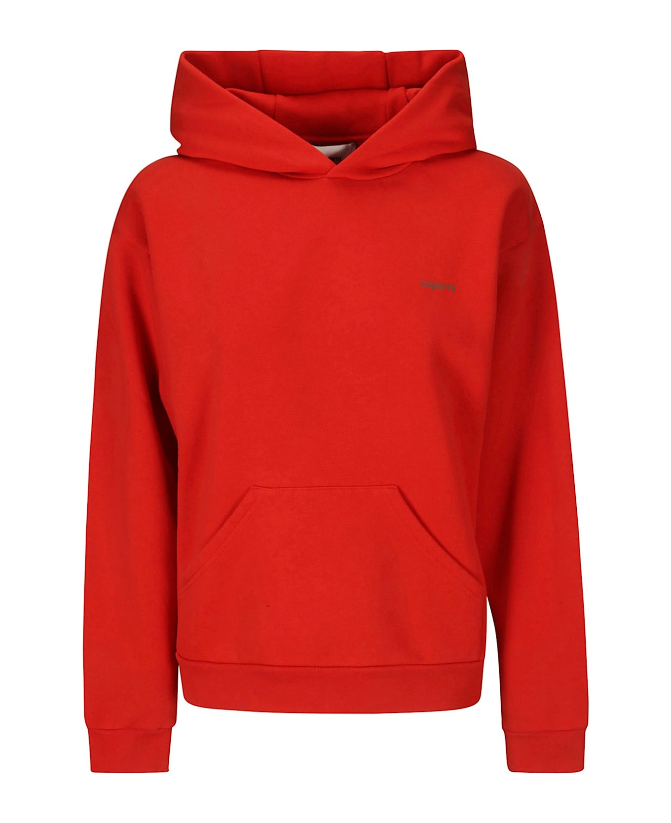 Coperni Horn Hoodie - Red/green