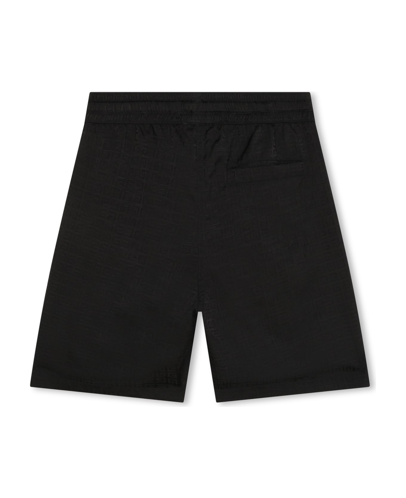 Givenchy Sports Shorts With Monogram - B Nero