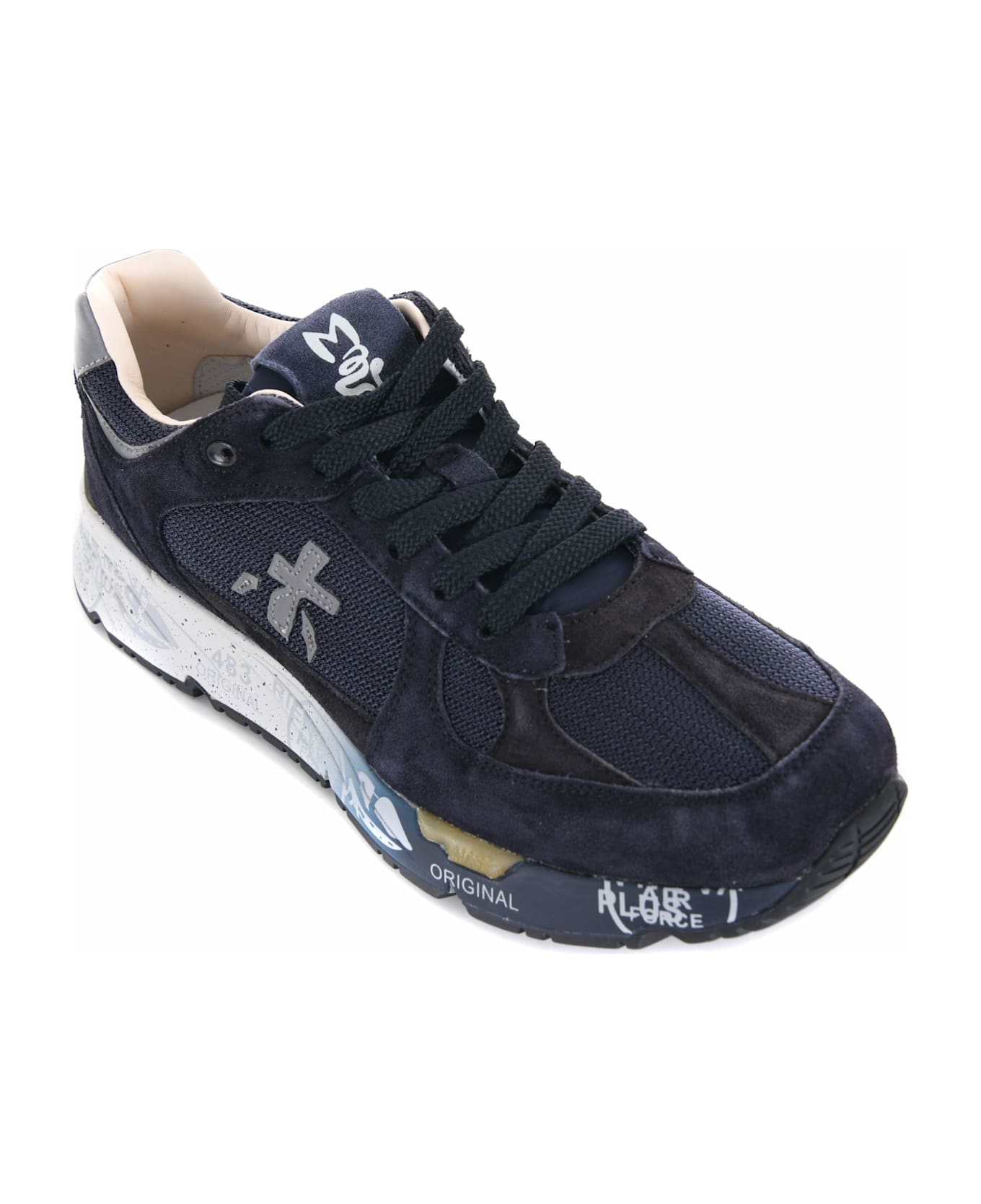 Premiata Mase Sneakers - Black Dark Grey White