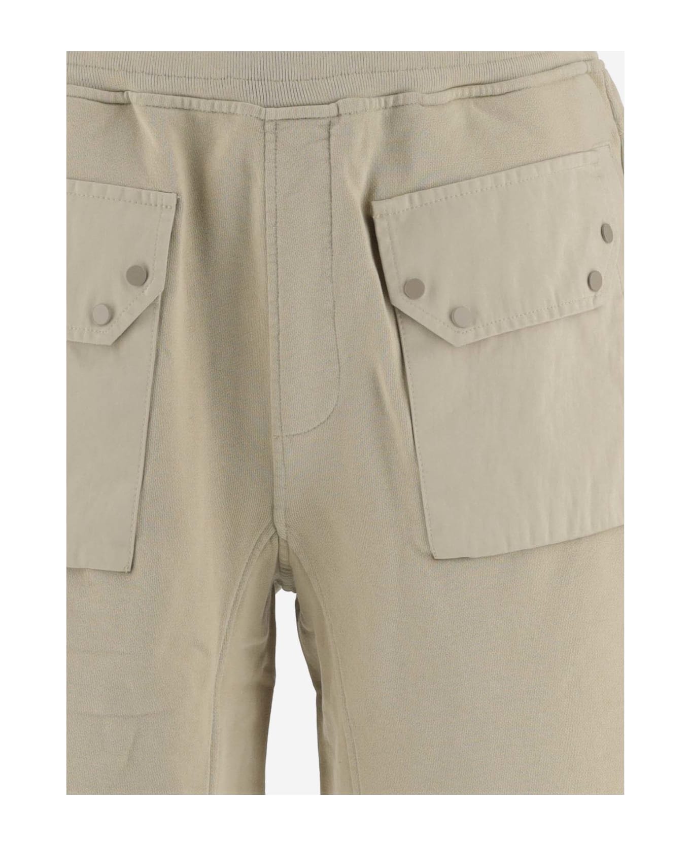 Ten C Cotton Shorts - Beige ショートパンツ