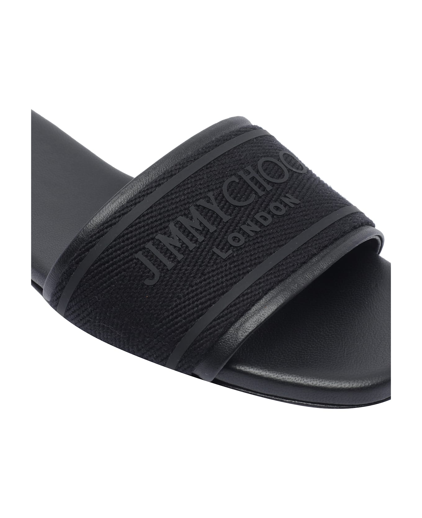 Jimmy Choo Joa Flat Sandals - Black