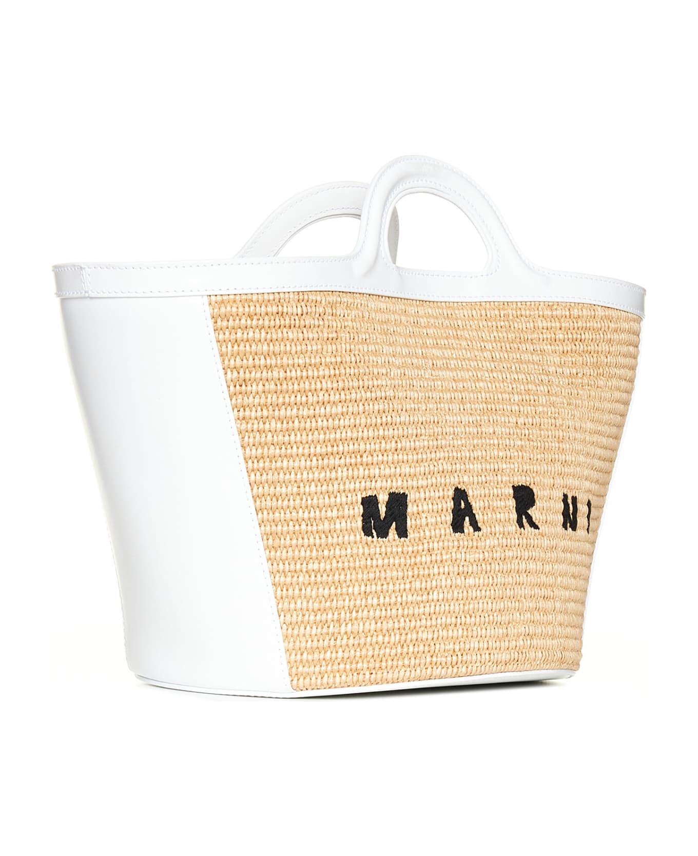 Marni Tote - Sand storm/lily white トートバッグ