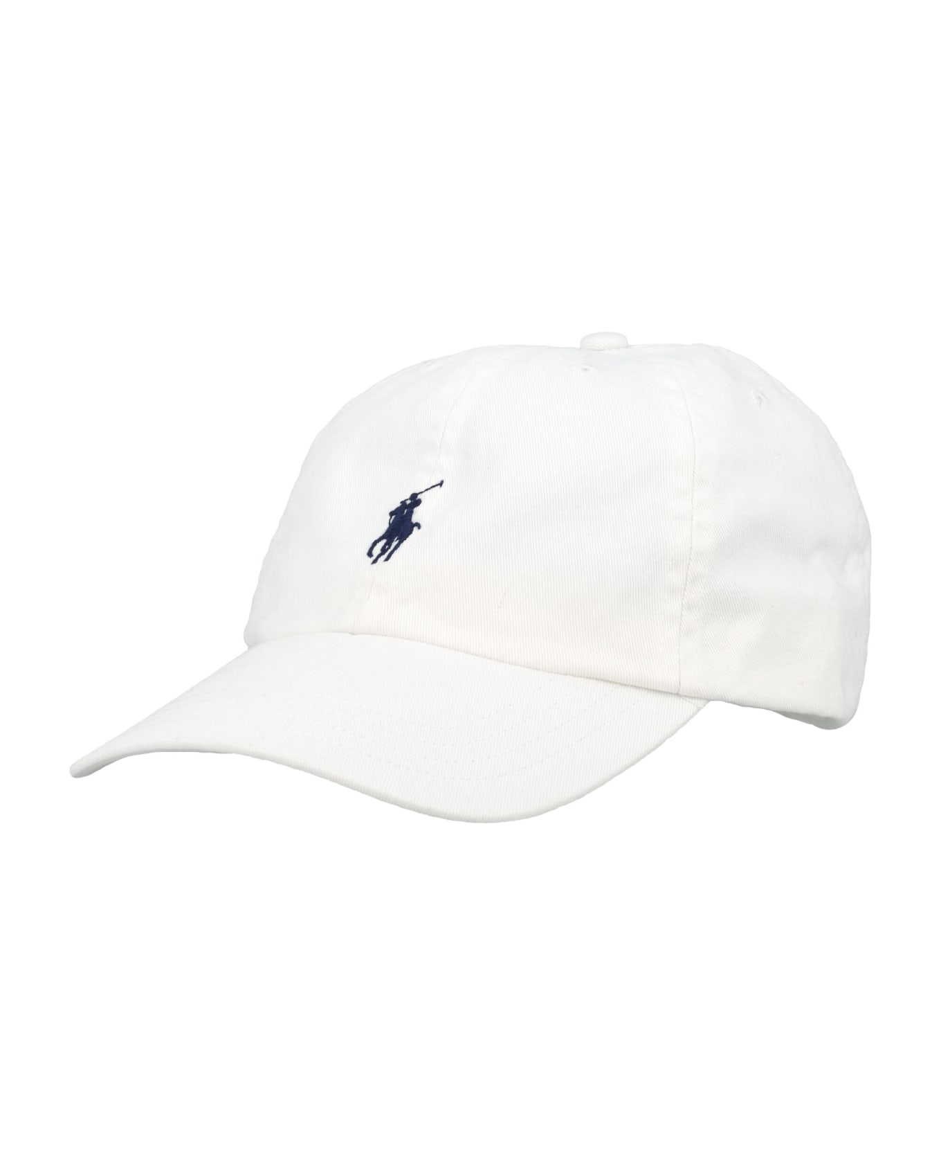 Polo Ralph Lauren Cotton Chino Baseball Cap - WHITE アクセサリー＆ギフト