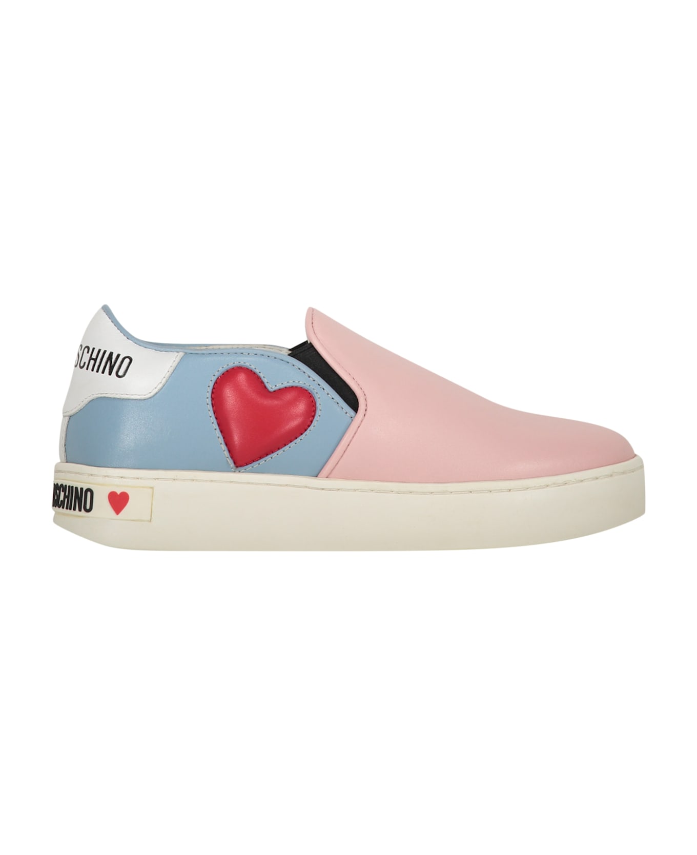 Moschino テティレスアッフスニカ MA15103G1BMQ1 00A Love Moschino Slip-on Sneakers | italist