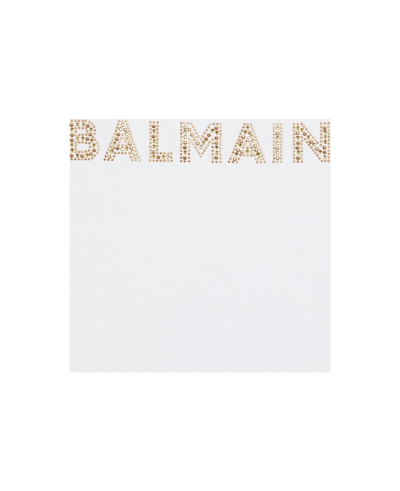 Balmain Mc Logo T-shirt - WHITE Tシャツ＆ポロシャツ