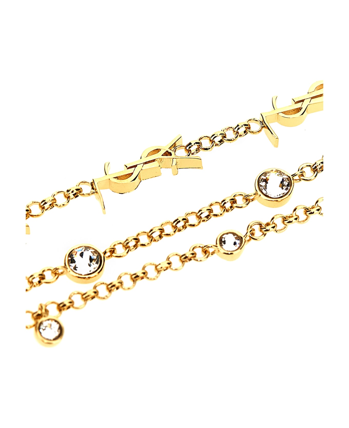 Saint Laurent 'cassandre' Multirow Bracelet - Gold ブレスレット