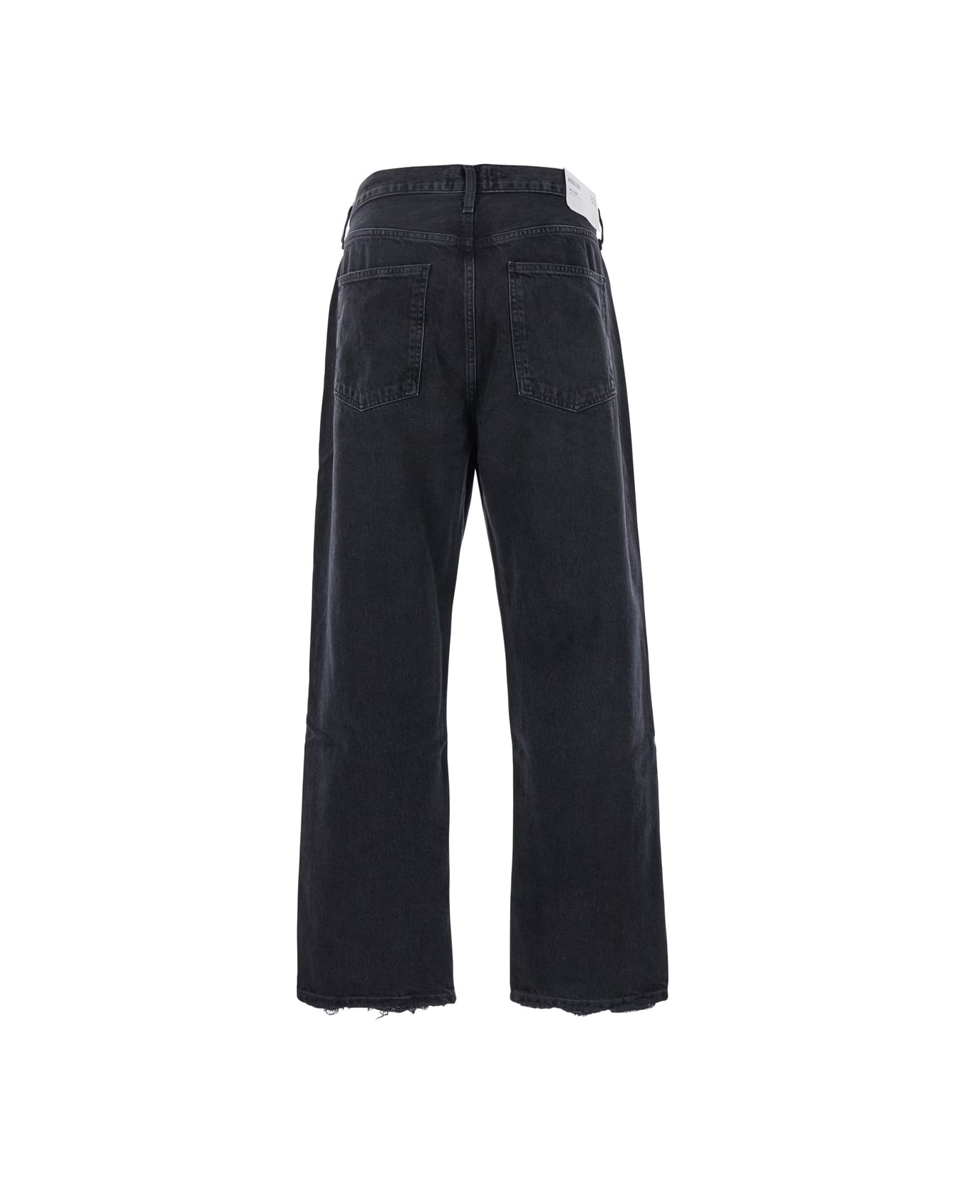 AGOLDE 
90
s
 Black Five Pocket Jeans In Cotton Man - Black