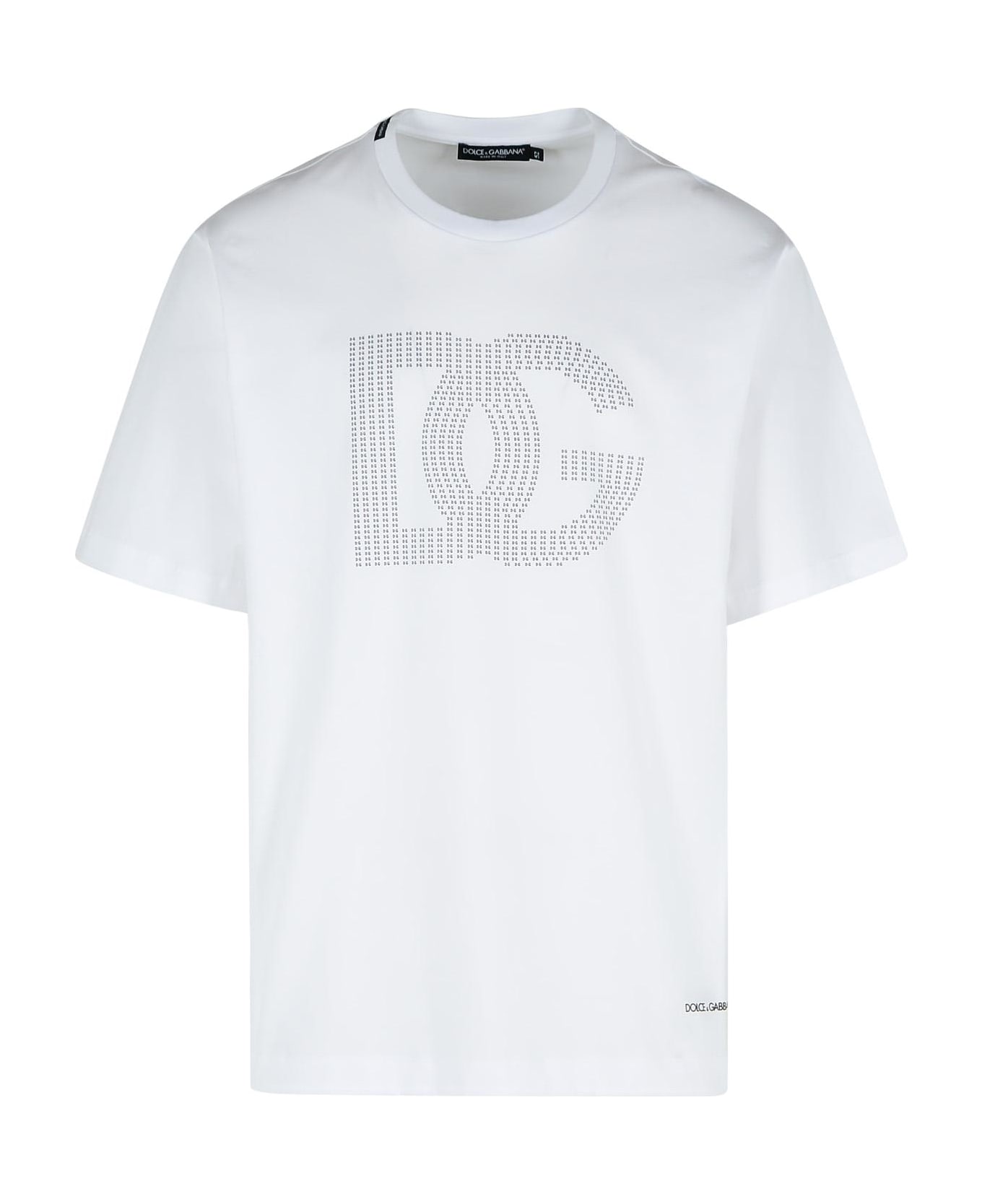 Dolce & Gabbana Cotton Crew-neck T-shirt - White