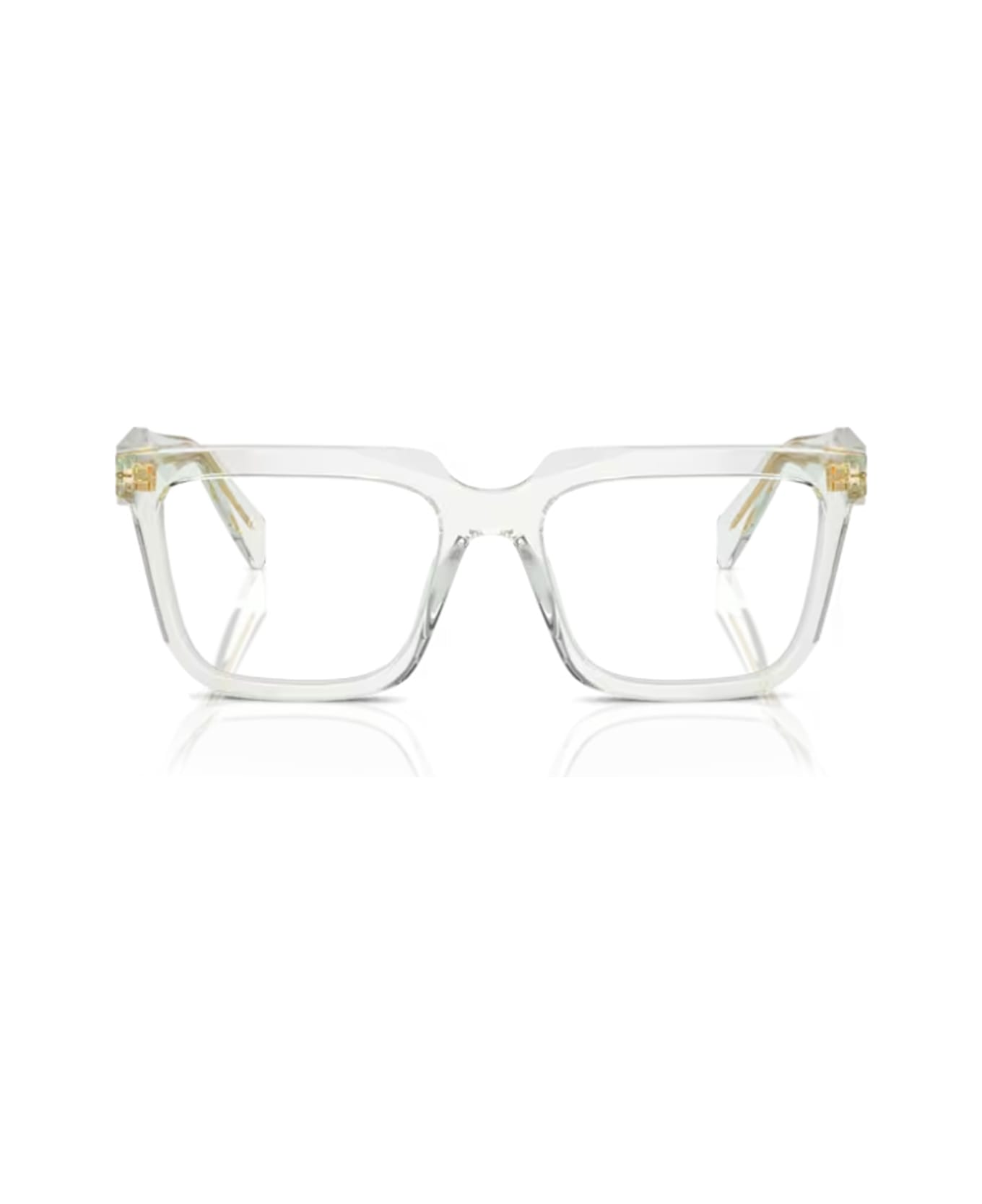 Prada Eyewear Prada Pr A19v Symbole 14r1o1 Verde Menta Trasparente Glasses - Trasparente