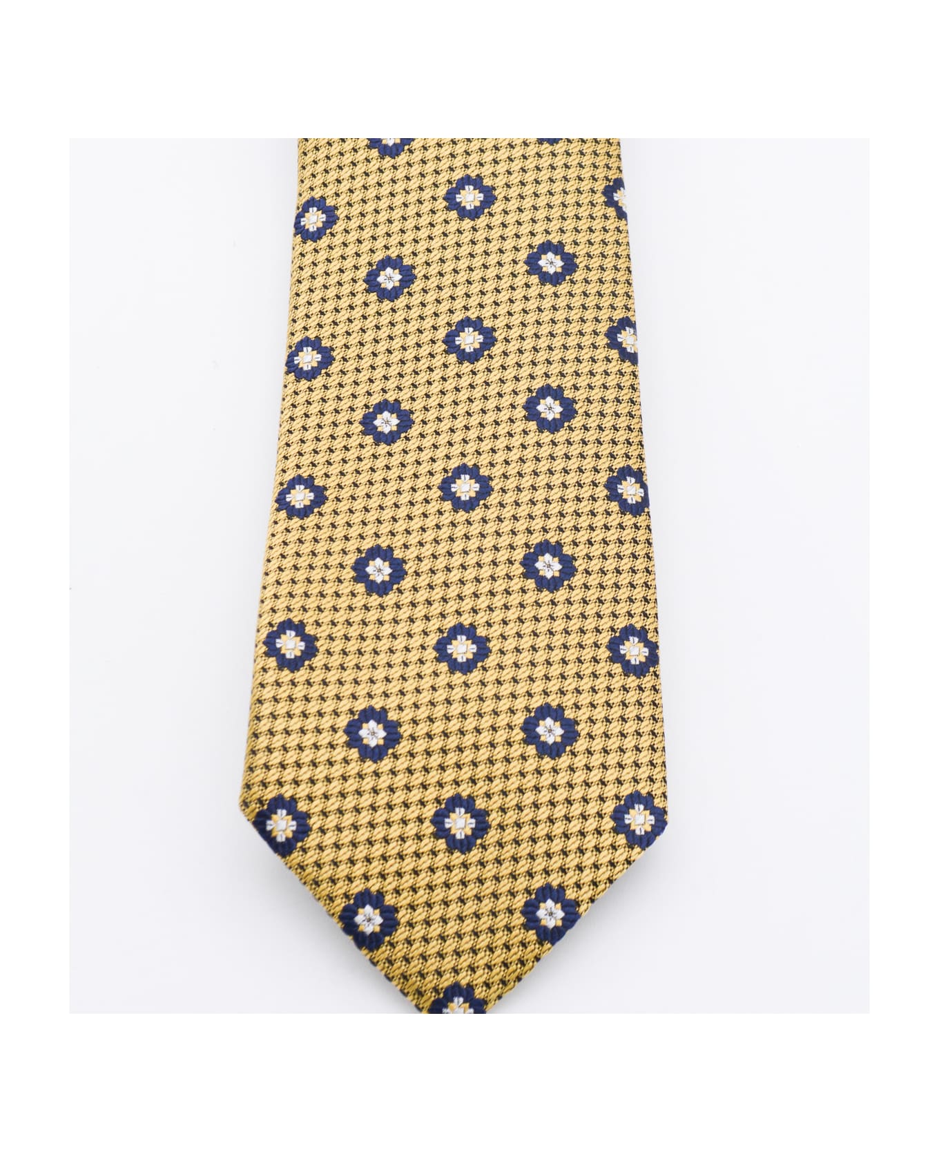 Zegna Yellow Silk Tie - Yellow