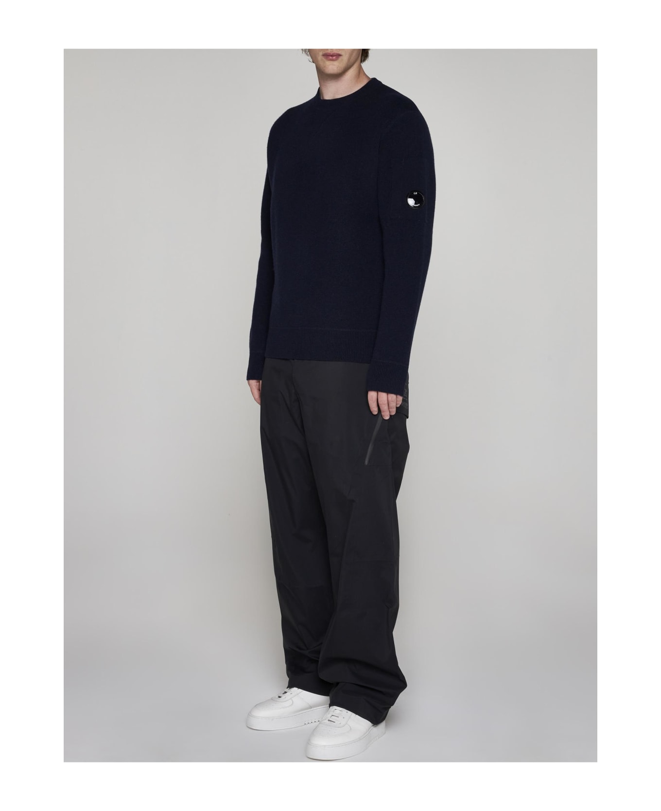 C.P. Company Lambswool Sweater - Total eclipse