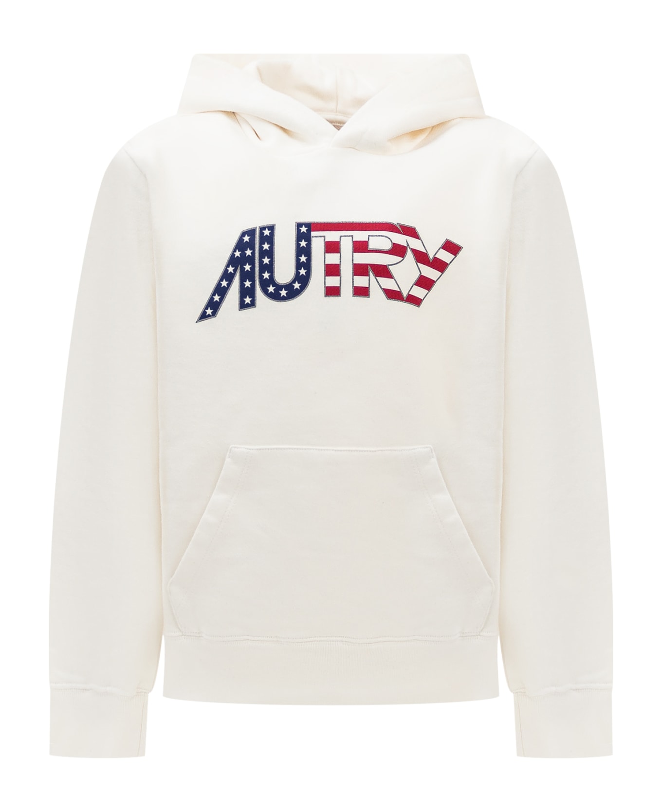 Autry Hoodie With Logo - APPAREL WHITE