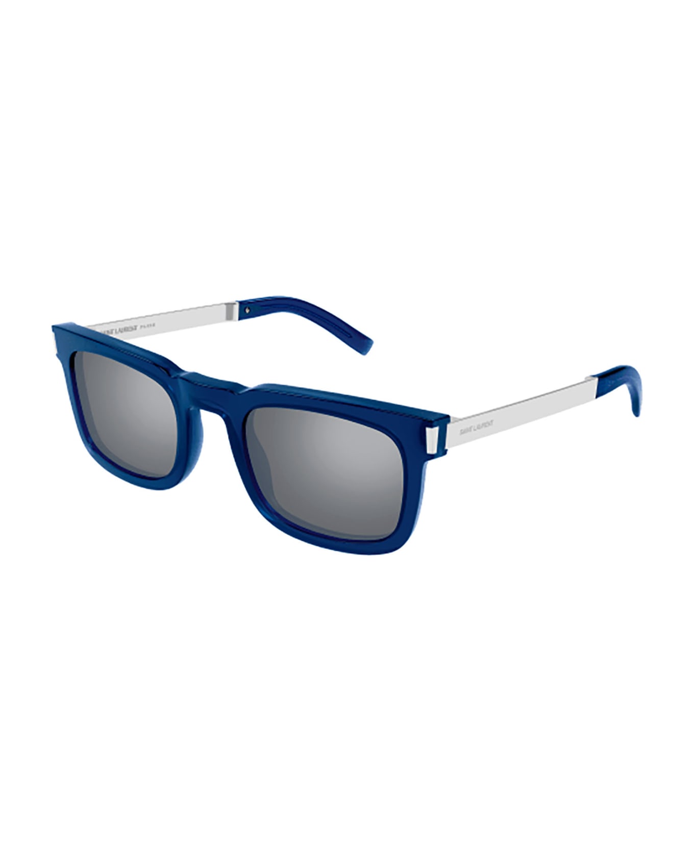 Saint Laurent Eyewear SL 581 Sunglasses - Blue Silver Silver サングラス