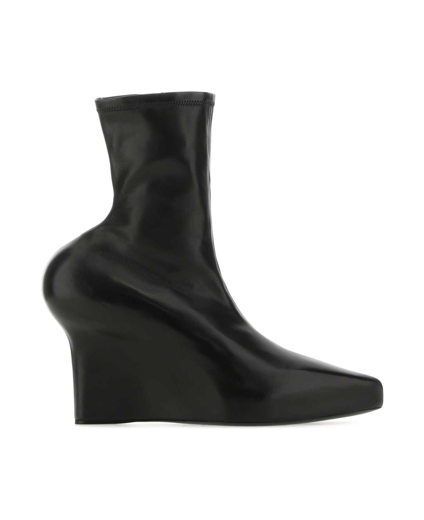 Givenchy Black Nappa Leather Ankle Boots - 001