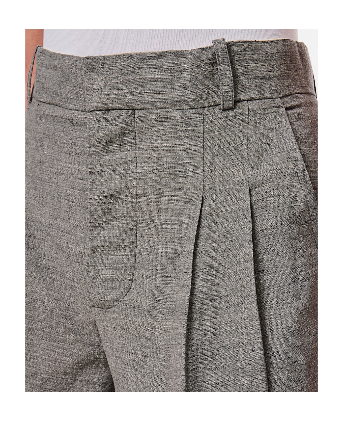 Durazzi Milano Tailored Bermudas - Grey