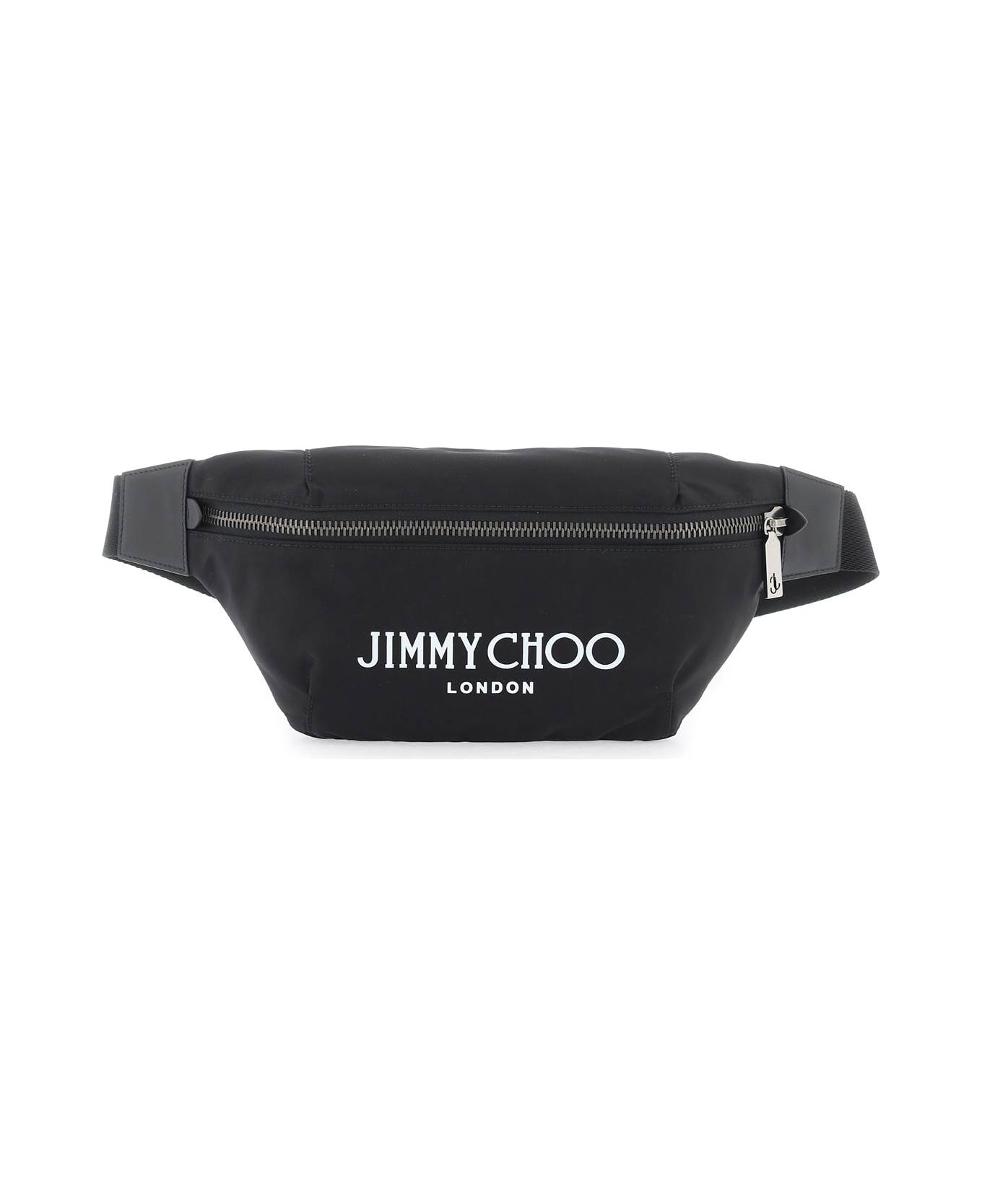 Jimmy Choo Finsley Beltpack - BLACK LATTE GUNMETAL (Black) ベルトバッグ