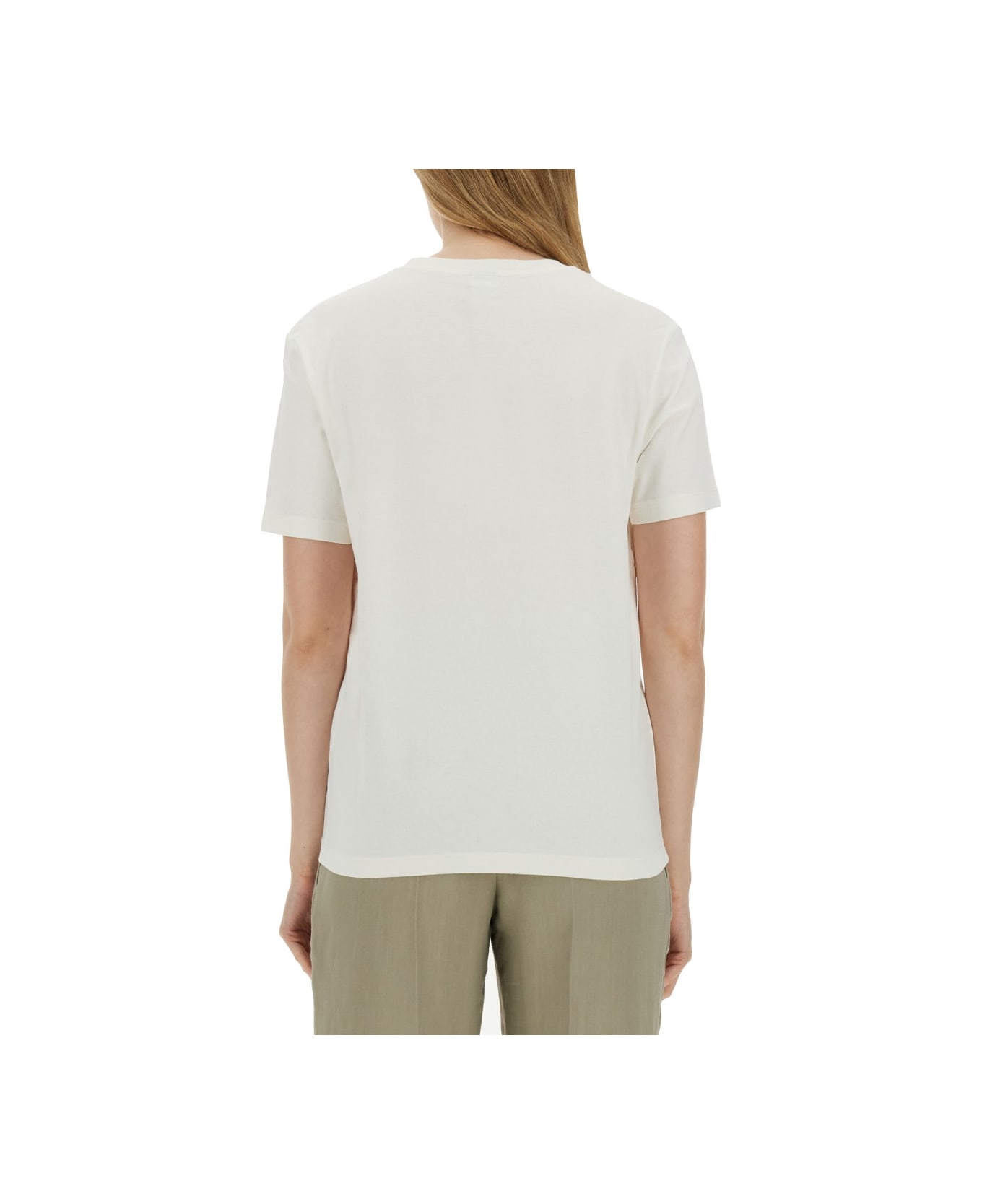 PS by Paul Smith T-shirt "floral" - WHITE