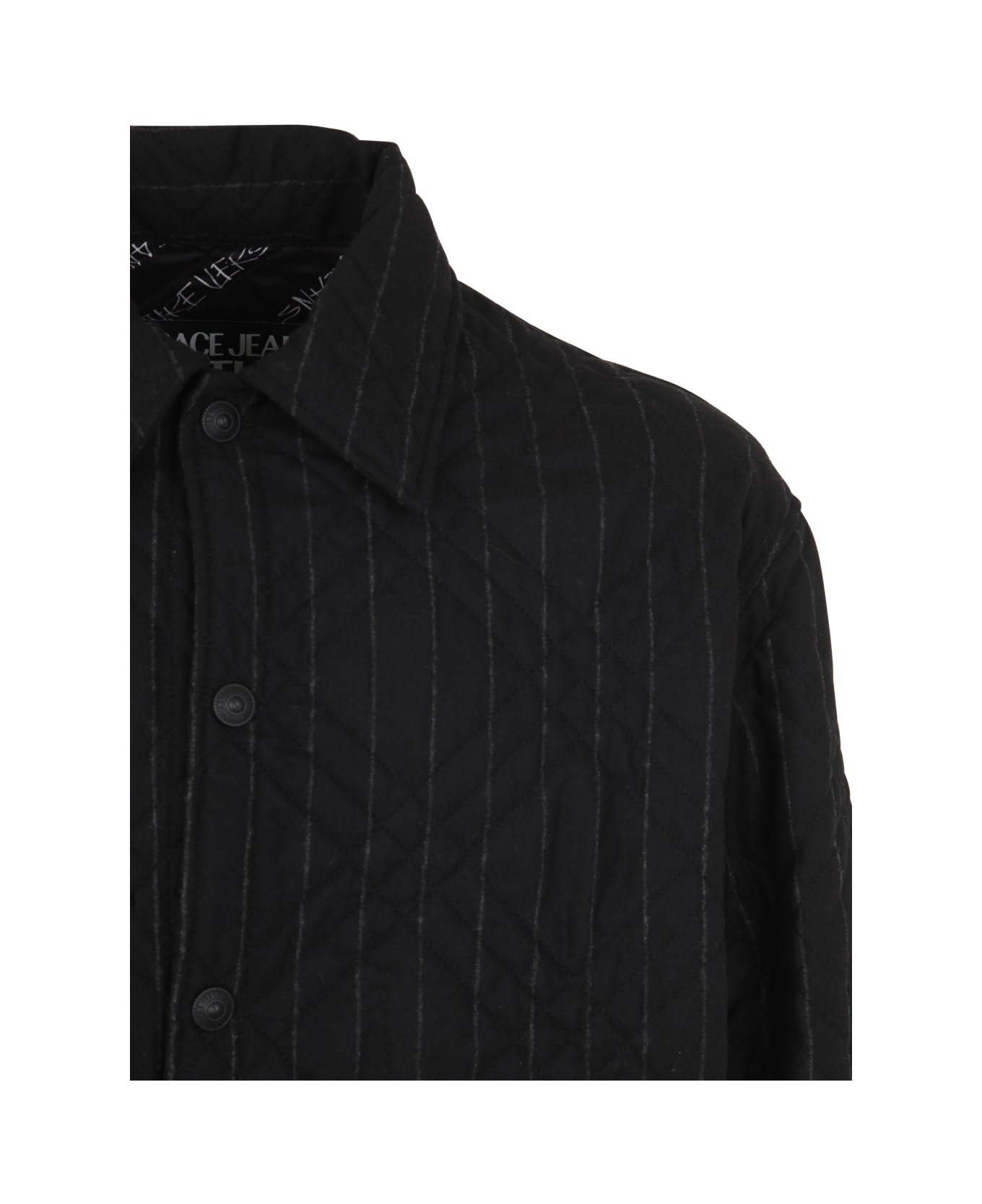 Versace Jeans Couture Pinstriped Jacket - Black ジャケット