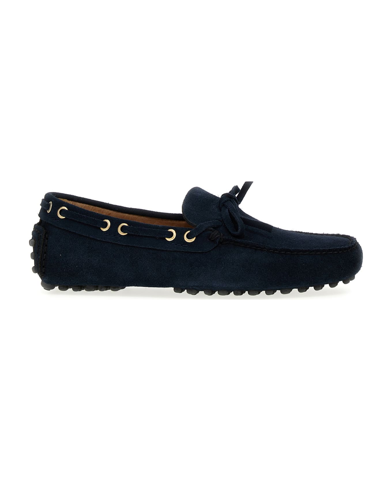 Car Shoe Suede Loafers - Blue