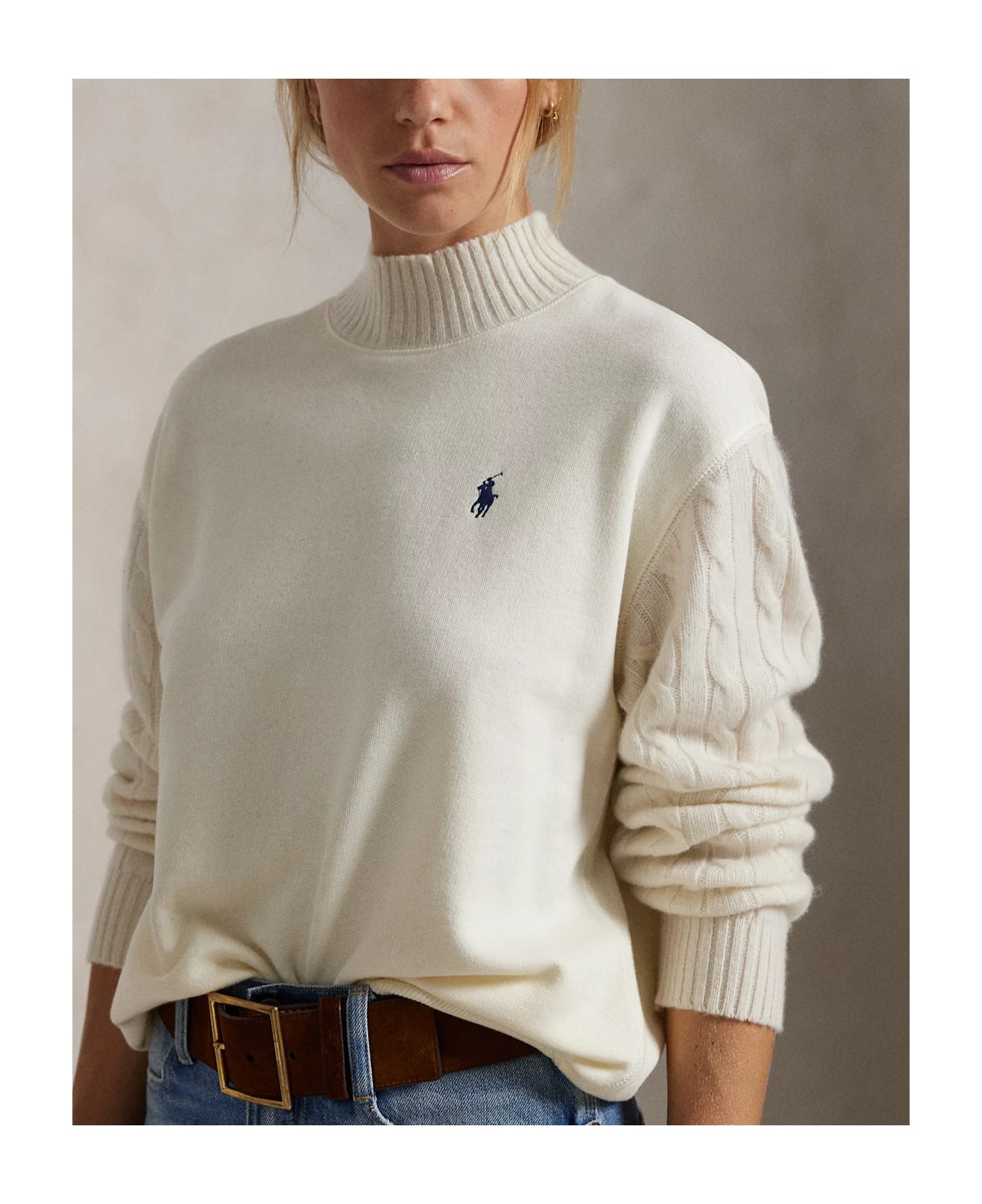 パーカー・フーディ Ralph Lauren Melanesiano ivory cotton blend sweatshirt ce071d1e912bdf9589a8aab7716607