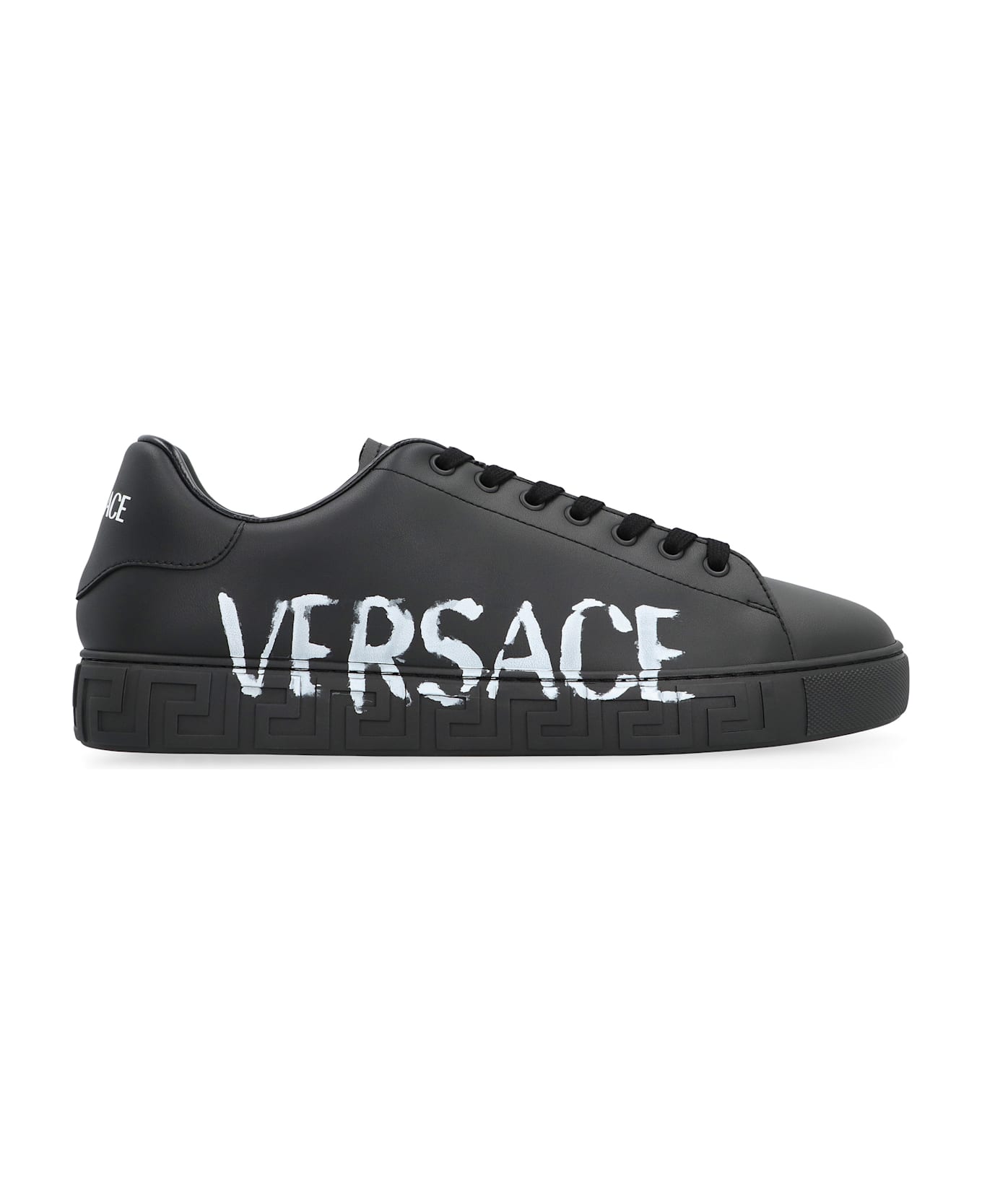 Versace Greca Low-top Sneakers - black