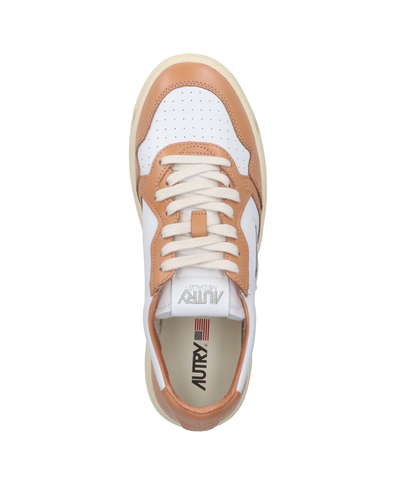 Autry "medalist" Low Sneakers - Brown