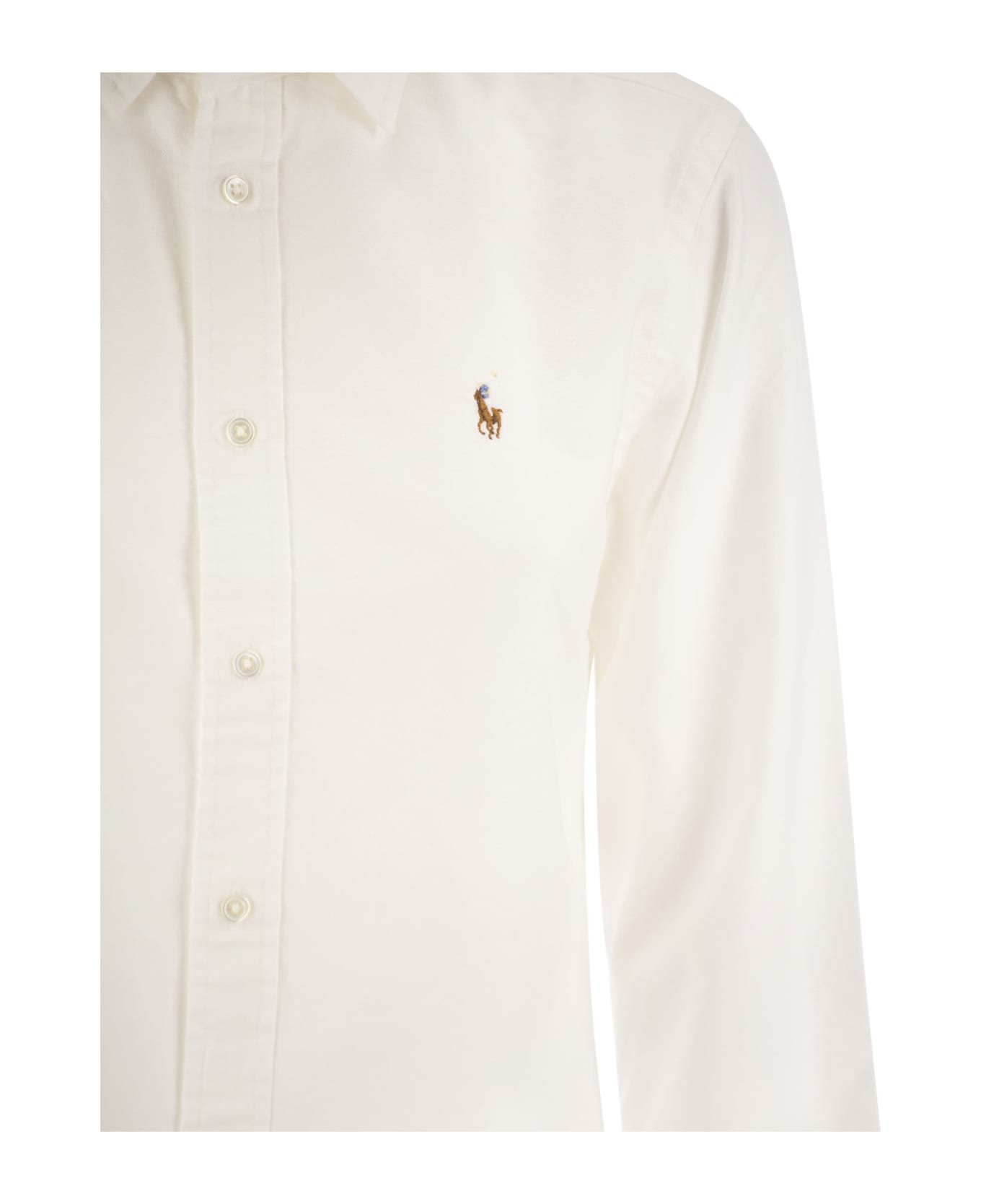 Polo Ralph Lauren White Oxford Shirt - 003