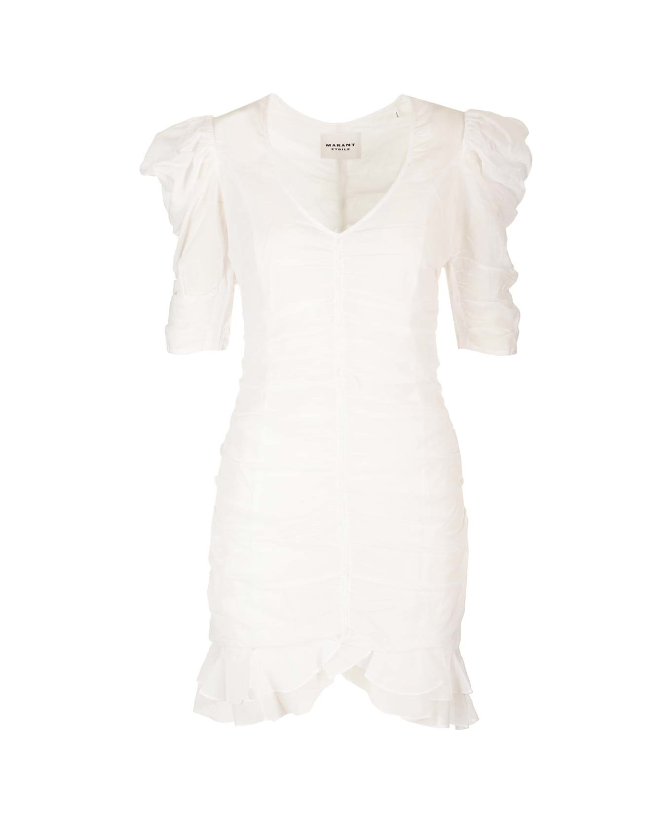 Marant Étoile Sireny Mini Dress - White ワンピース＆ドレス