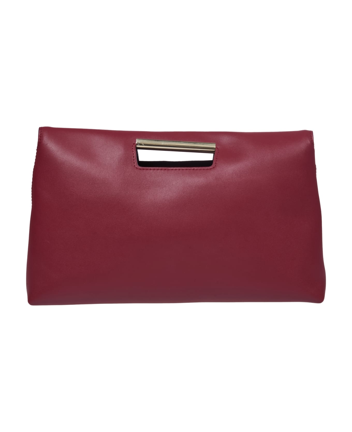 Furla Giada Leather Pouch Bag - Burgundy