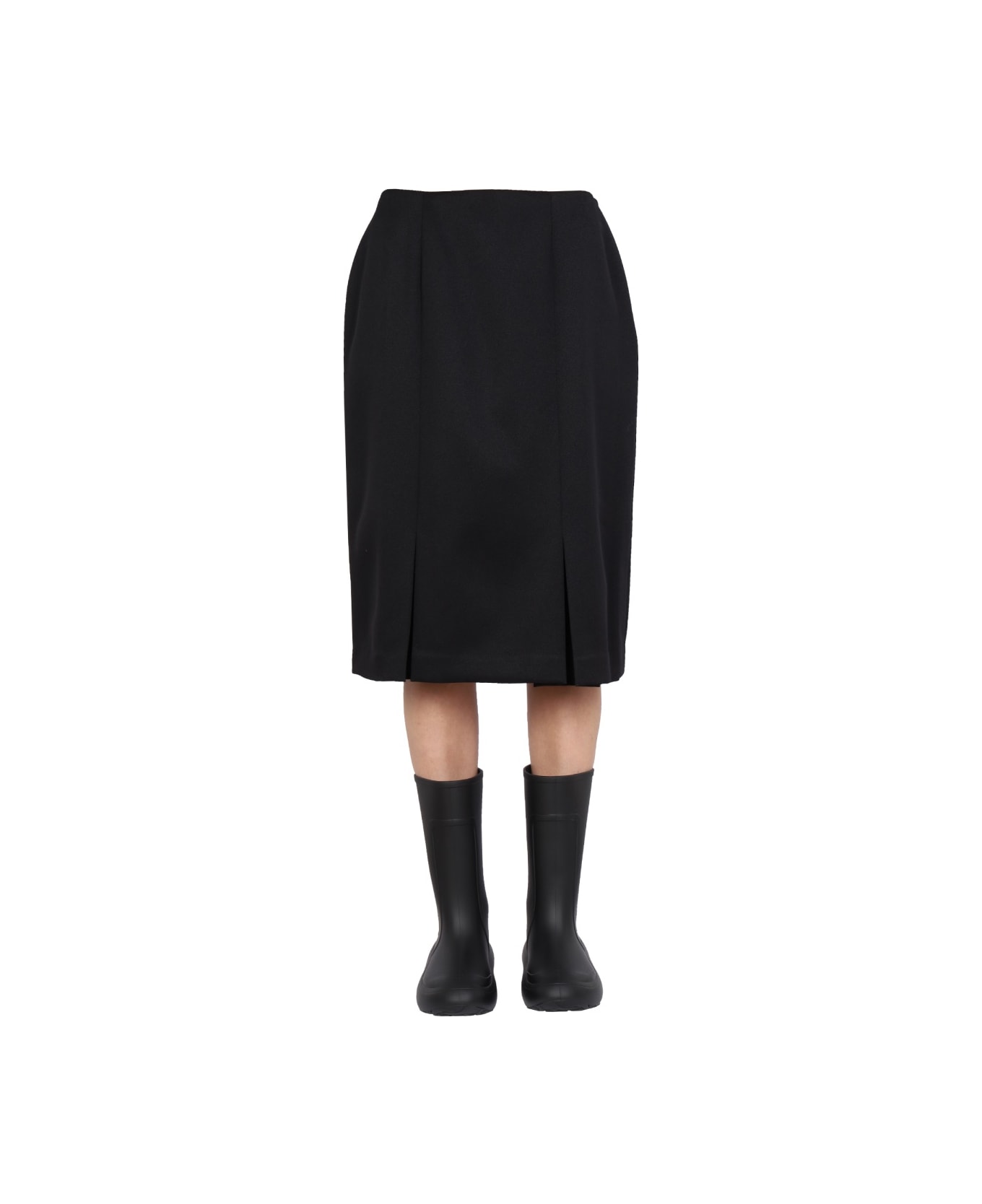 Raf Simons Straight Cut Skirt - BLACK