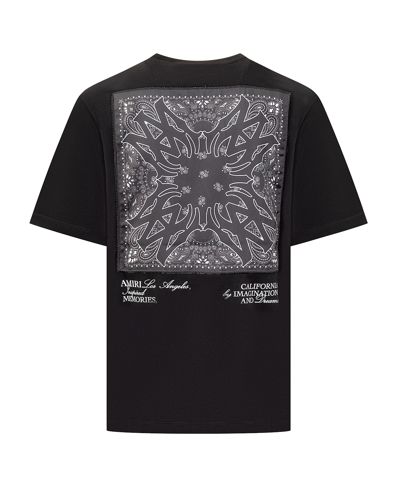 AMIRI Bandana T-shirt - BLACK