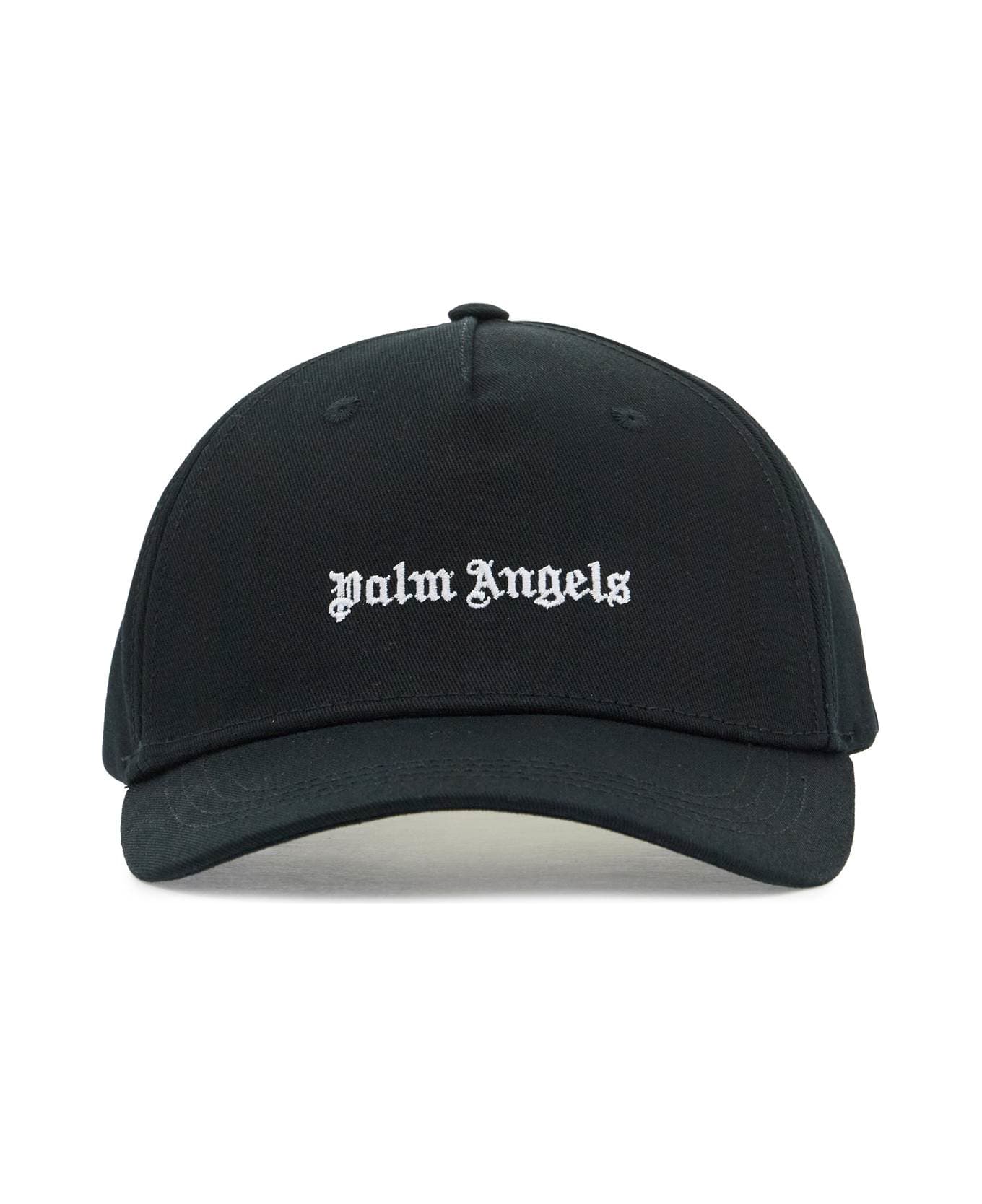 Palm Angels Classic Logo Cap - BLACK OFF WHITE
