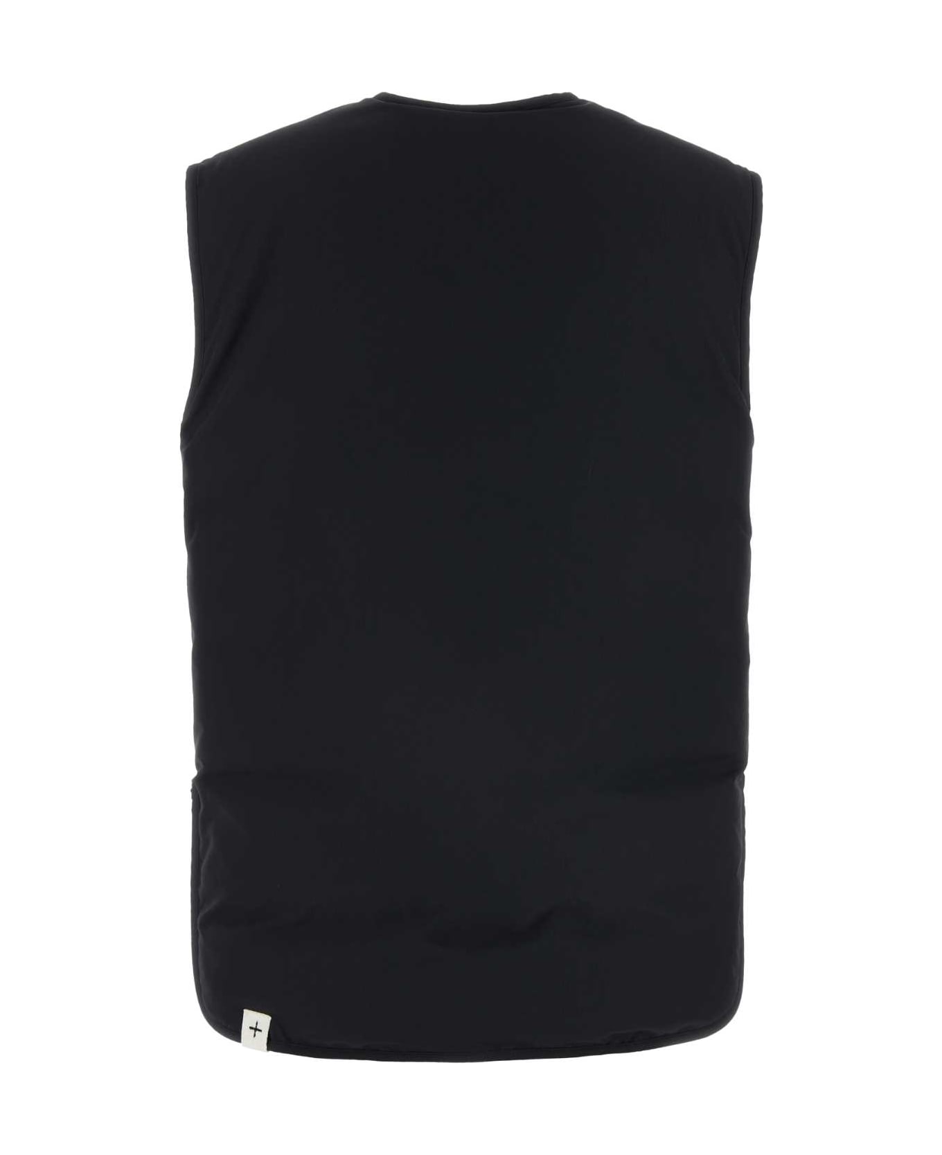 Jil Sander Black Polyester Sleeveless Down Jacket - 001