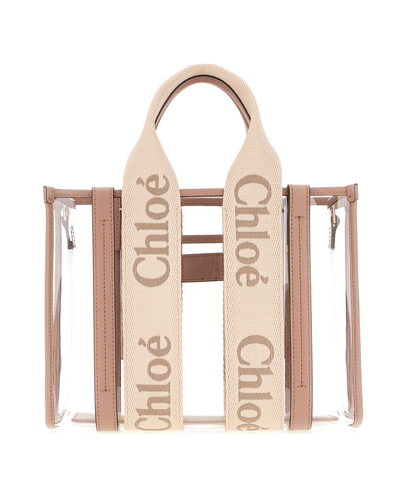 Chloé Pvc Small Woody Handbag - BLUSHY BEIGE