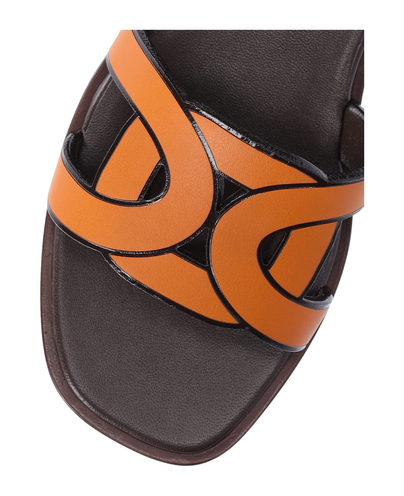 Tod's Shaped Sandals - Orange