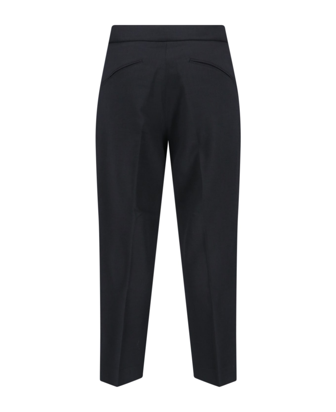 Needles Wide Tailored Trousers - Black  