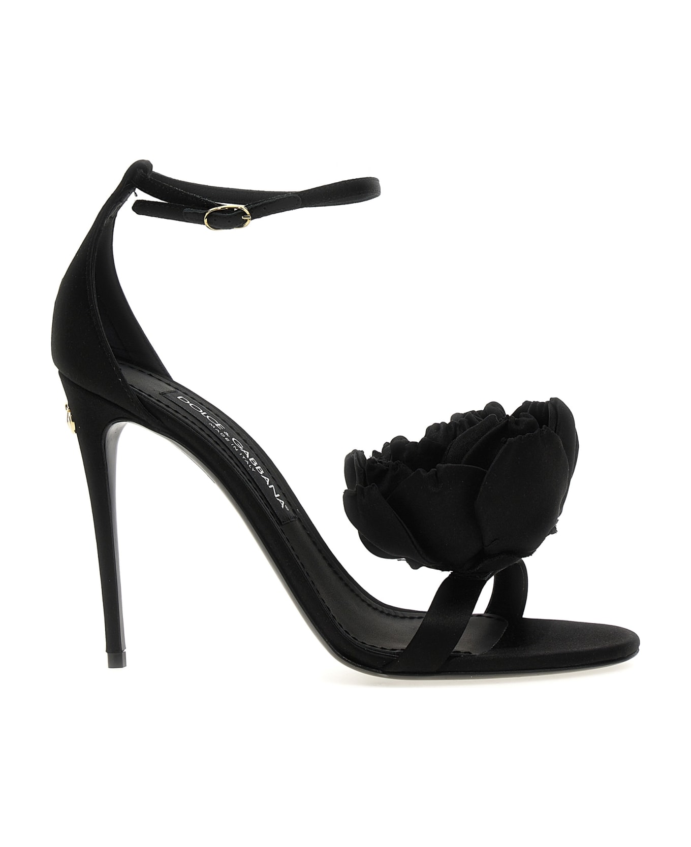 Dolce & Gabbana Flower Sandals - Black   サンダル