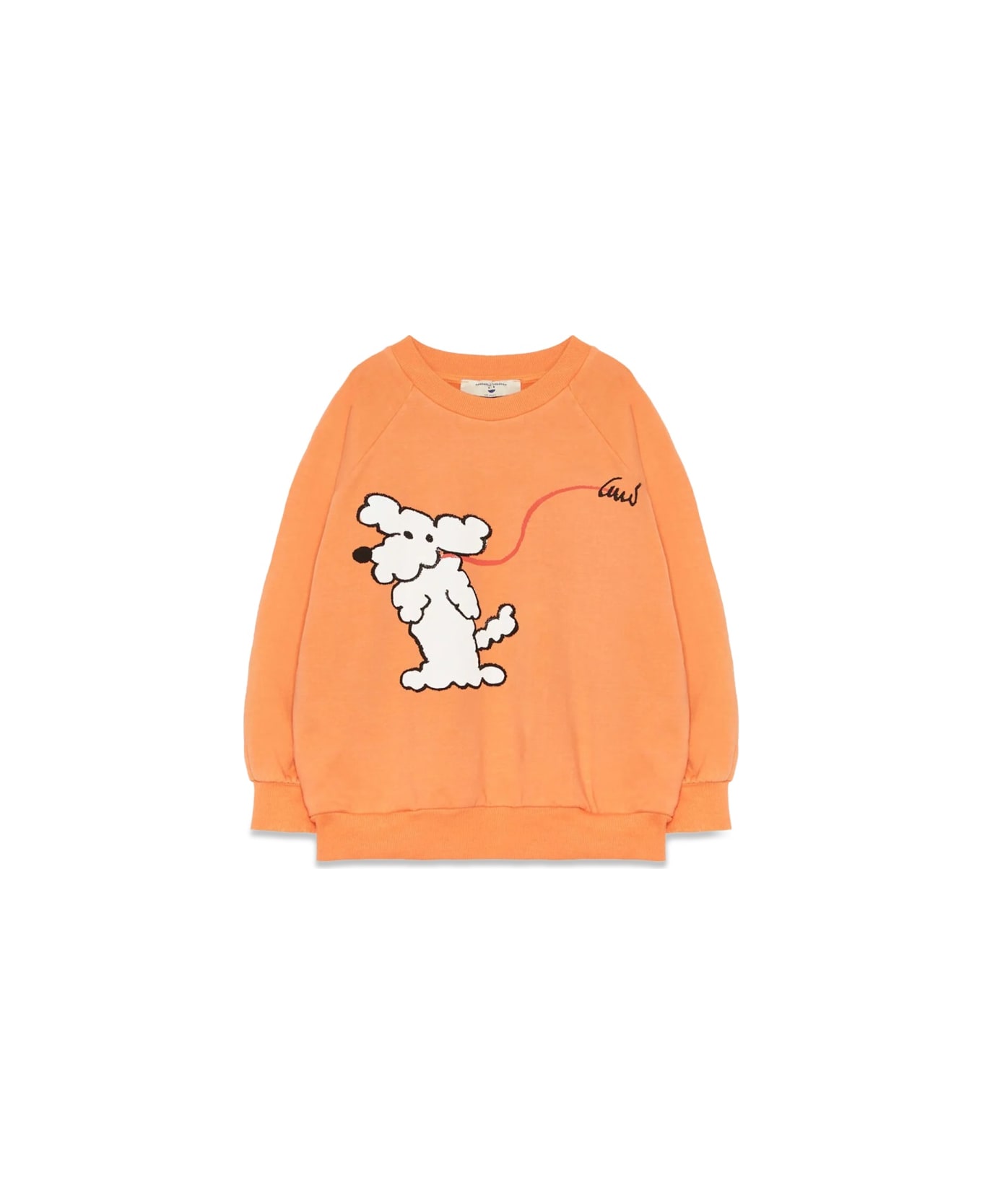 weekend house kids Dog Sweatshirt With Pockets - ORANGE ニットウェア＆スウェットシャツ