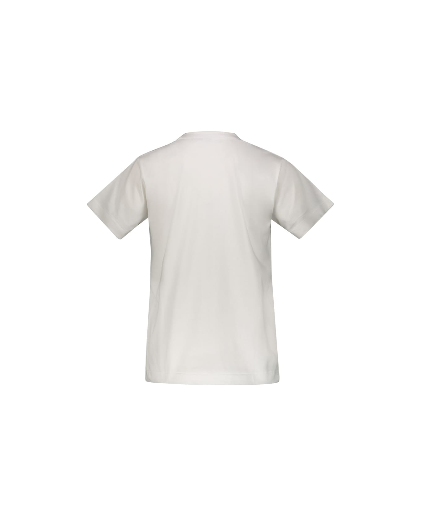 Comme des Garçons Play White T-shirt With Printed Red Heart - Blk