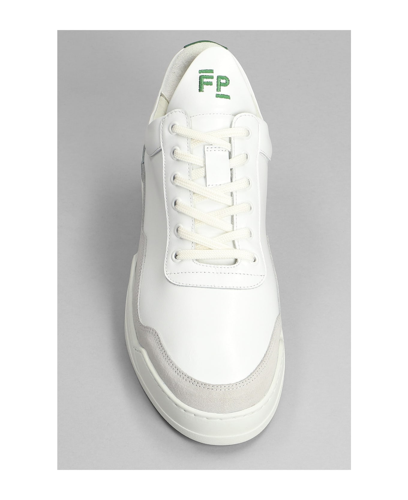 Filling Pieces Sneakers In White Suede And Leather - White スニーカー
