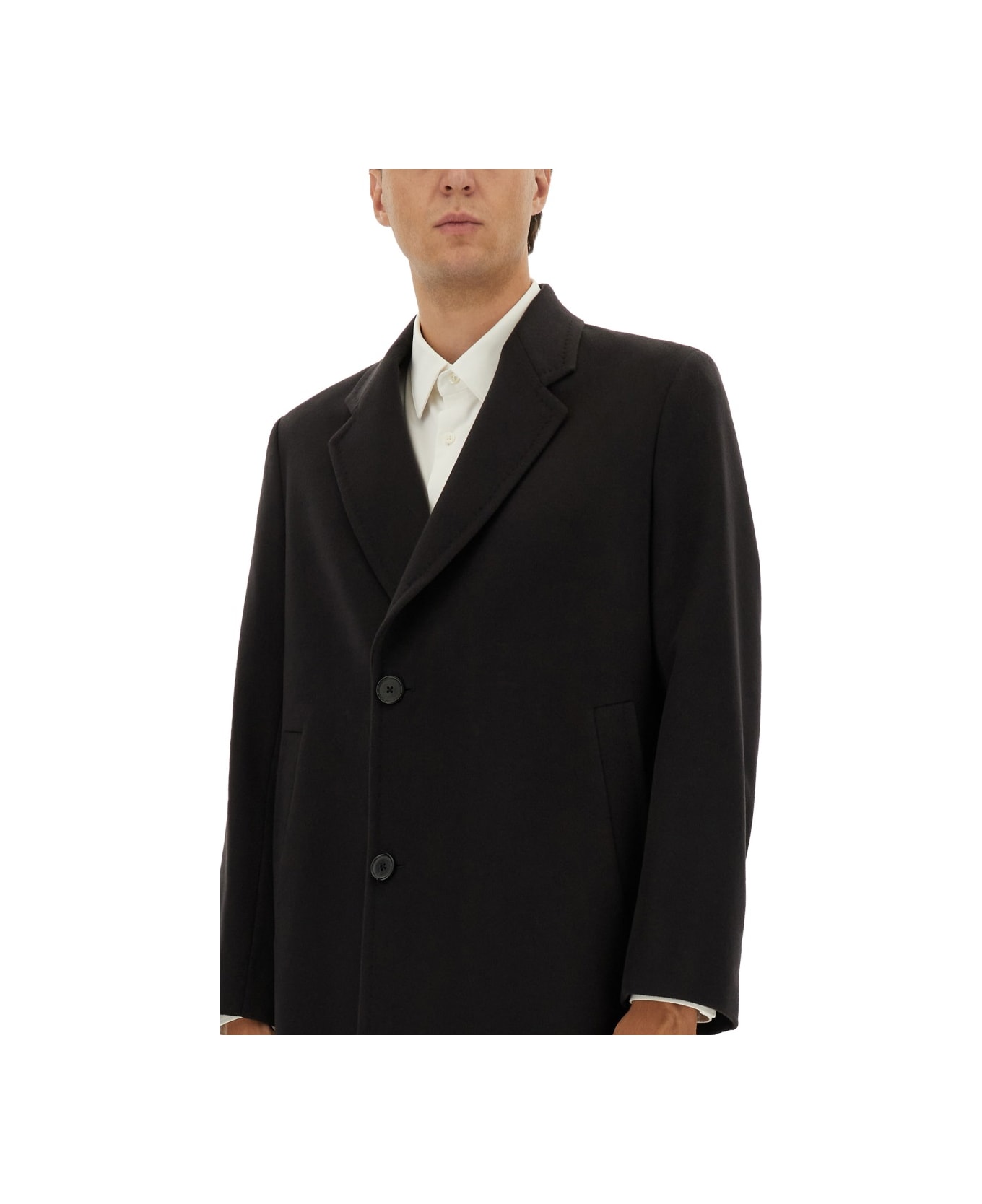 Paul Smith Cashmere Coat - BLUE