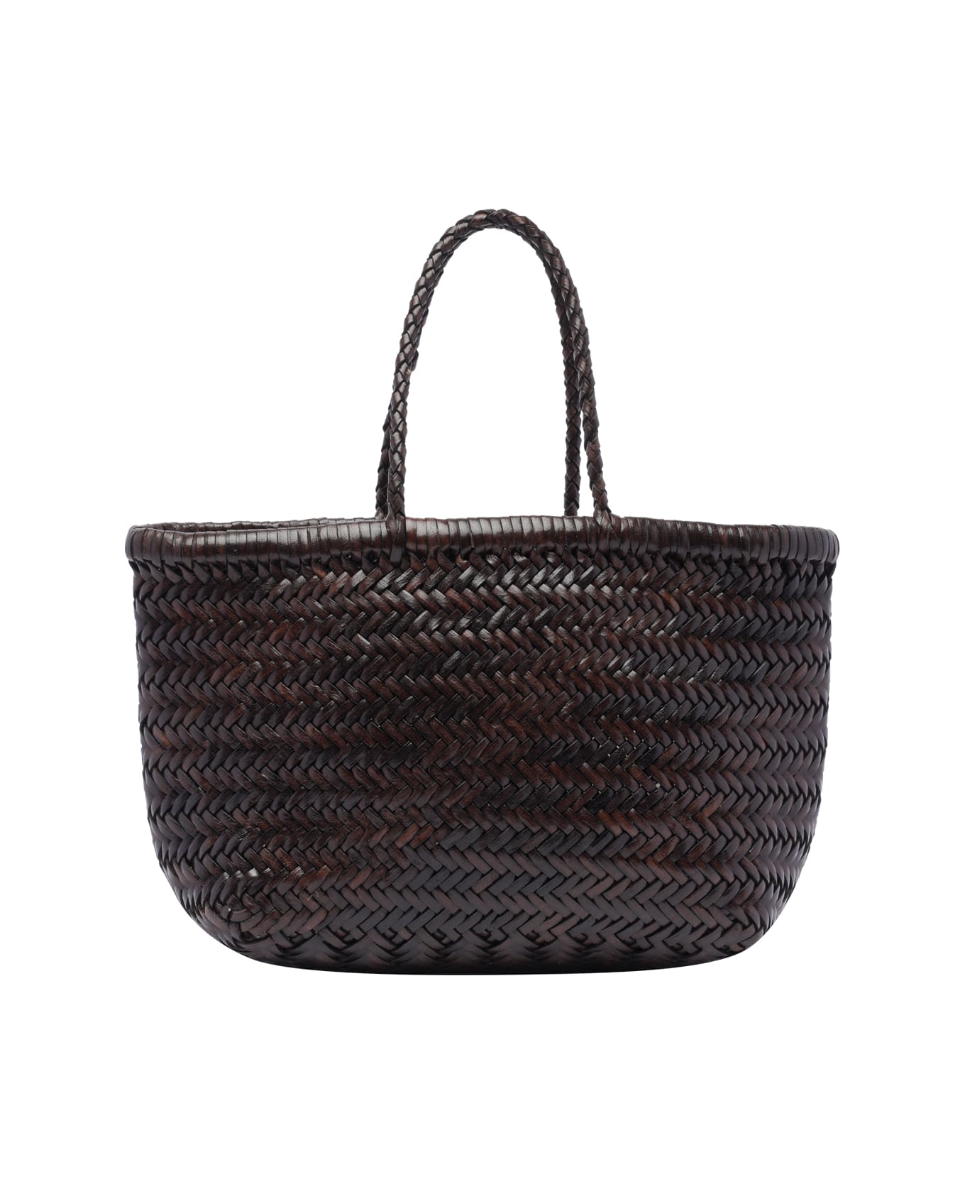 Dragon Diffusion Mini Bamboo Triple Jump Handbag - Brown