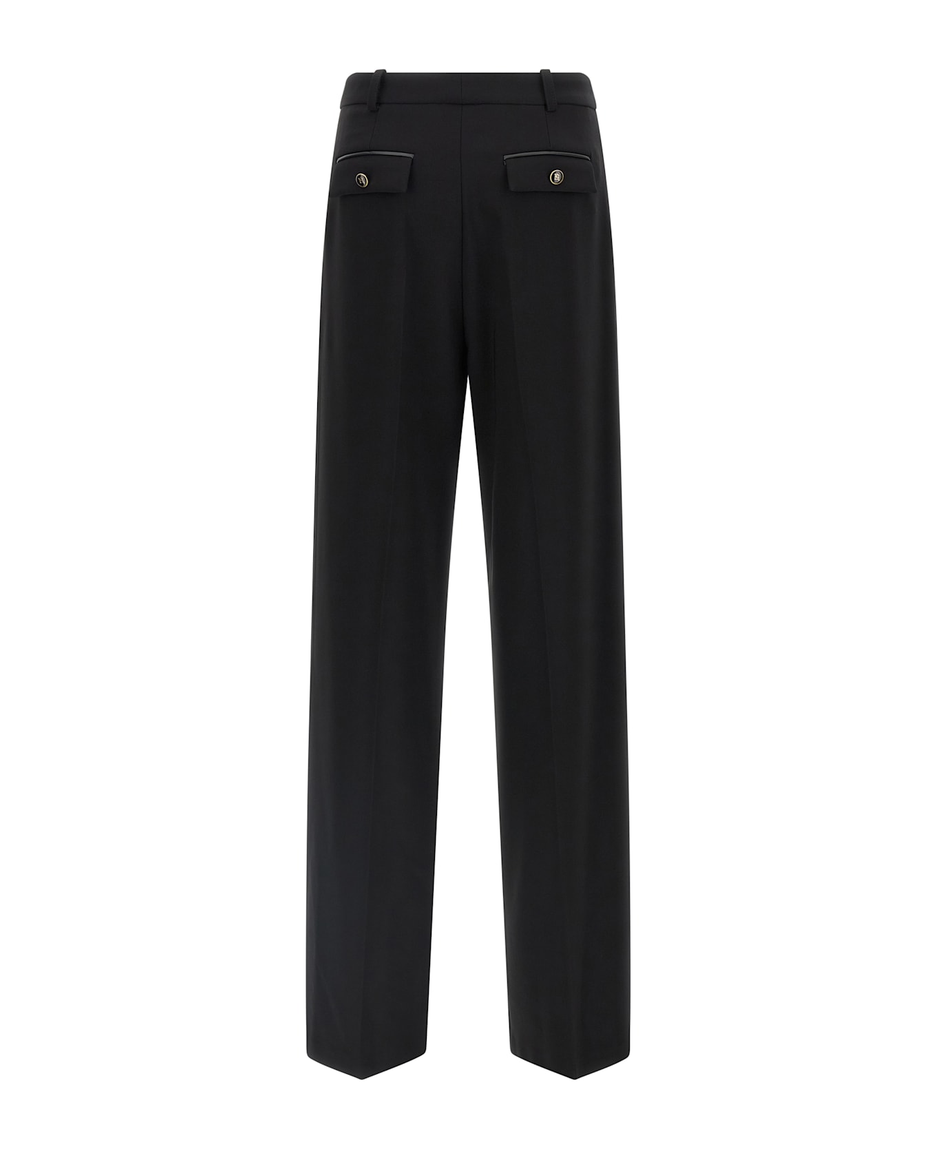Elisabetta Franchi Fluid Cady Pants - Black  