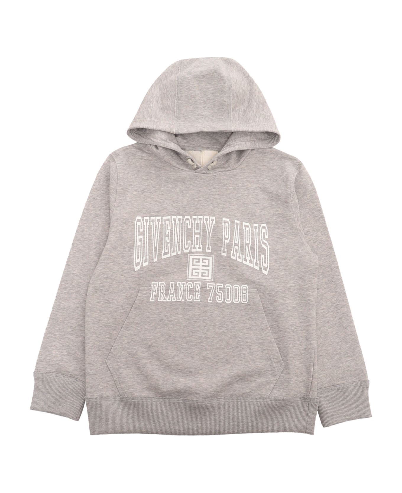 Givenchy Grey Hooded With Logo - GREY