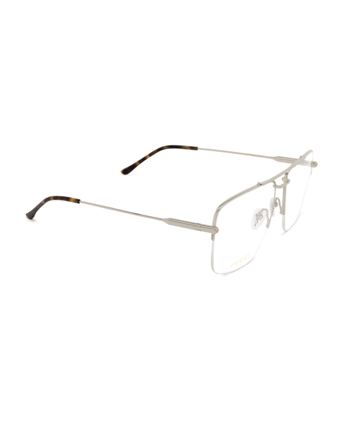 Gucci Eyewear Gg1415o Silver Glasses - Silver アイウェア