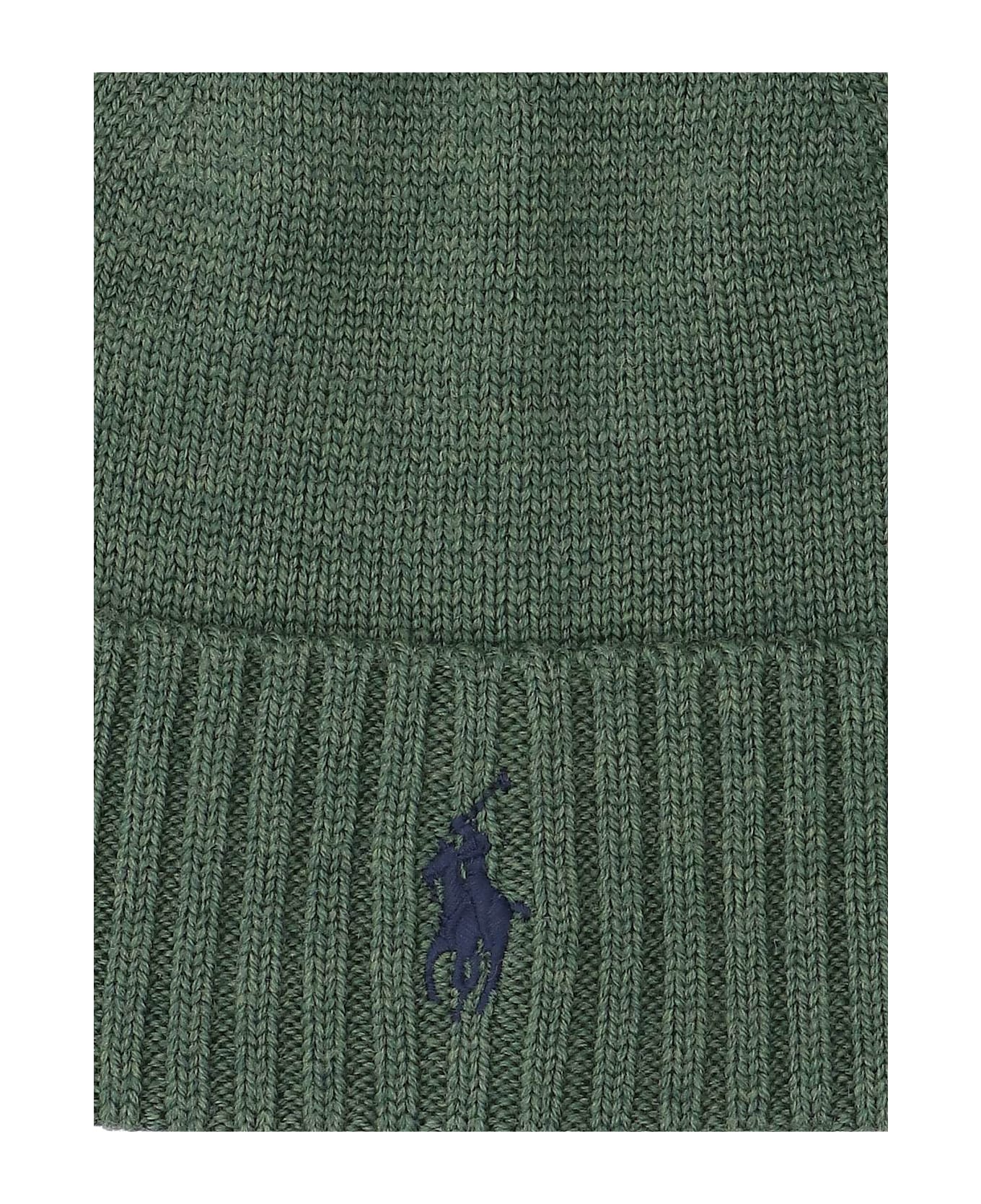 Ralph Lauren Logo Beanie - Green