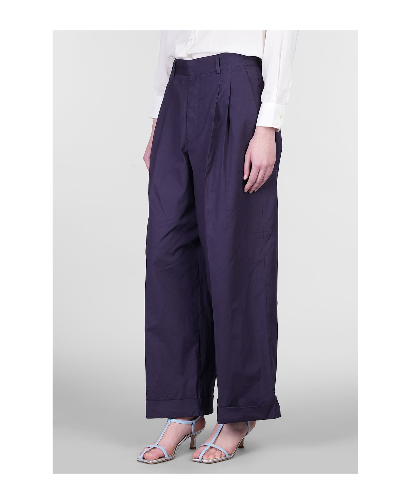 Antik Batik Pam Pants In Blue Cotton - blue