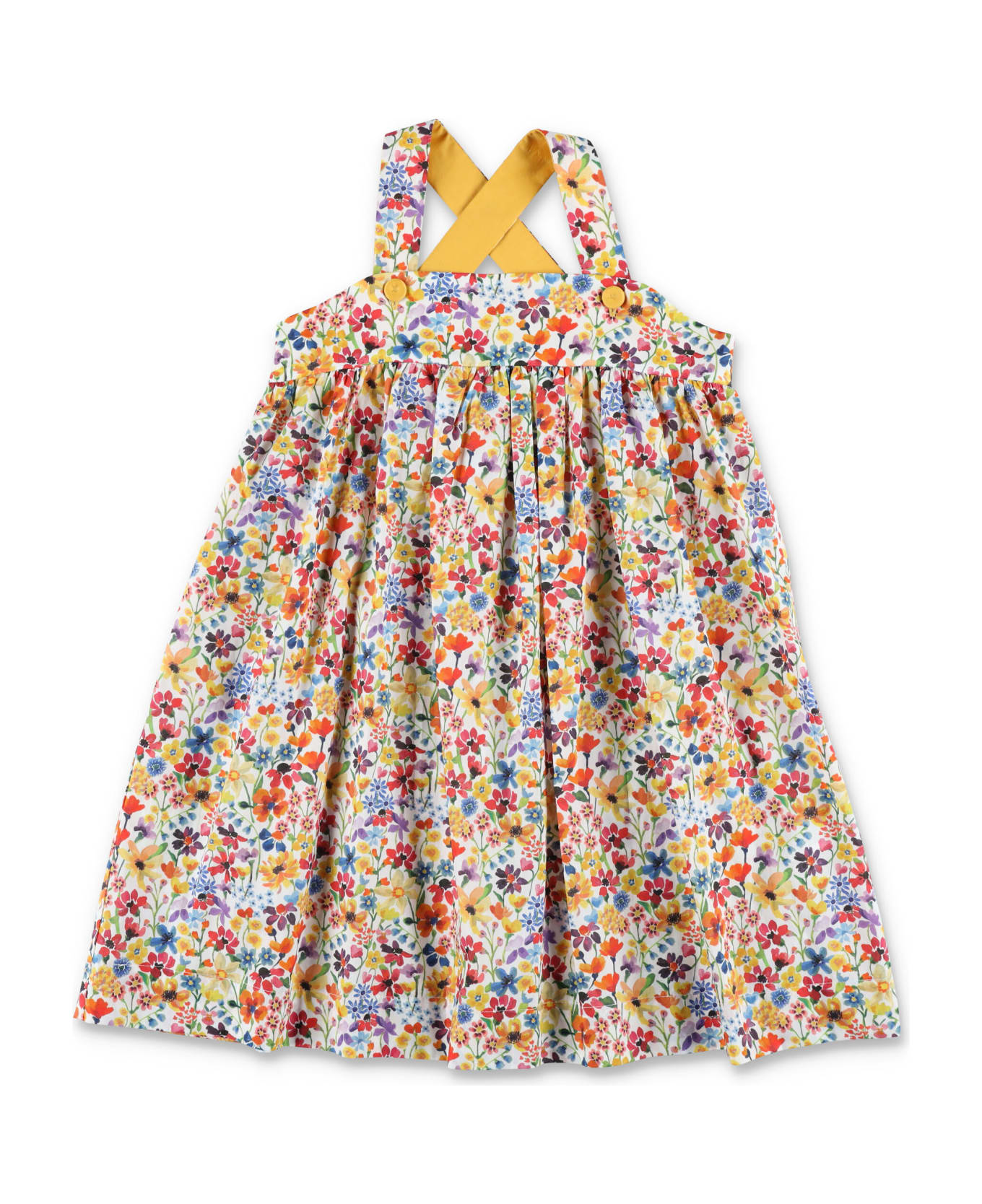 Il Gufo Floral Print Dress - MULTICOLOR ワンピース＆ドレス
